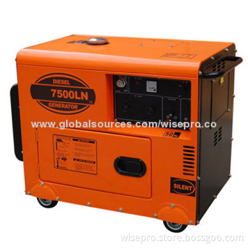 6kW Diesel Silent Generator, Canopy Model, CE, GS, EPA, CSA Approvals